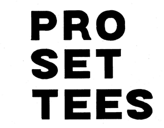 PRO SET TEES logo