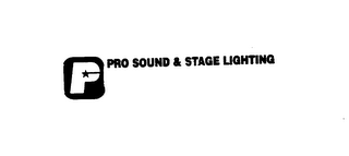 PRO SOUND & STAGE LIGHTING logo