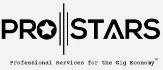 PRO STARS PROFESSIONAL SERVICES FOR THE GIG ECONOMY logo