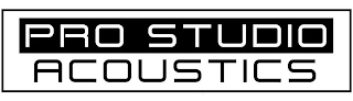 "PRO STUDIO ACOUSTICS" logo