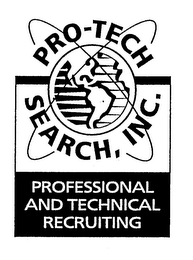 PRO-TECH SEARCH, INC. PROFESSIONAL AND TECHNICAL RECRUITING logo