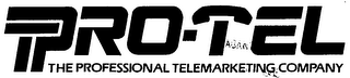 PRO-TEL THE PROFESSIONAL TELEMARKETING COMPANY logo