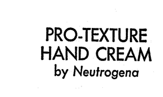 PRO-TEXTURE HAND CREAM BY NEUTROGENA logo