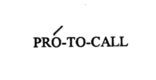 PRO-TO-CALL logo