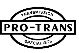 PRO-TRANS TRANSMISSION SPECIALISTS logo