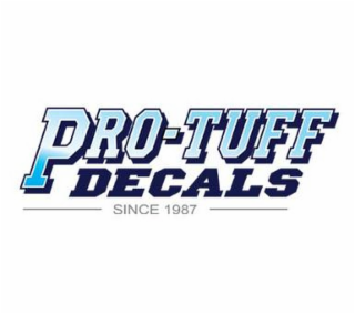 PRO-TUFF DECALS SINCE 1987 logo