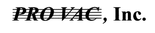 PRO VAC, INC. logo