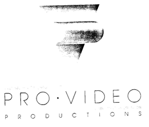 PRO-VIDEO PRODUCTIONS logo