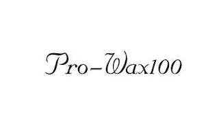 PRO-WAX100 logo