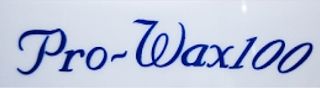 PRO-WAX100 logo