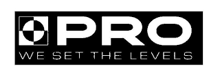 PRO WE SET THE LEVELS logo