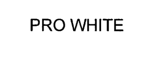 PRO WHITE logo