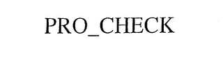 PRO_CHECK logo