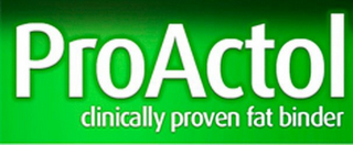 PROACTOL CLINICALLY PROVEN FAT BINDER logo