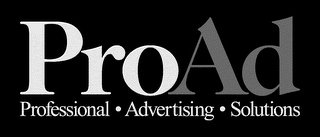 PROAD PROFESSIONAL ADVERTISING SOLUTIONS logo