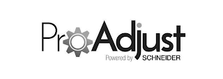 PROADJUST POWERED BY SCHNEIDER logo