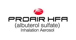 PROAIR HFA (ALBUTEROL SULFATE INHALATION AEROSOL logo