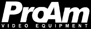 PROAM VIDEO EQUIPMENT logo