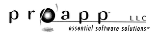 PROAPP LLC ESSENTIAL SOFTWARE SOLUTIONS logo