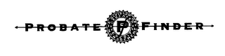PROBATE FINDER A DIVISION OF DECEASED CREDIT MANAGEMENT PF logo