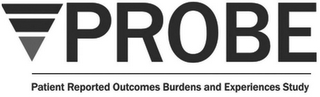 PROBE PATIENT REPORTED OUTCOMES BURDENSAND EXPERIENCES STUDY logo