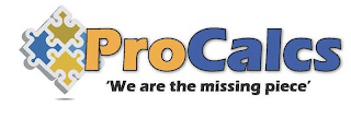 PROCALCS 'WE ARE THE MISSING PIECE' logo