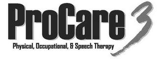 PROCARE3 PHYSICAL, OCCUPATIONAL, & SPEECH THERAPY logo