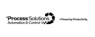 PROCESS SOLUTIONS AUTOMATION & CONTROL POWERING PRODUCTIVITY logo
