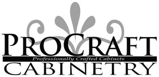 PROCRAFT CABINETRY PROFESSIONALLY CRAFTED CABINETS logo