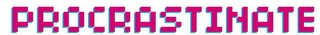 PROCRASTINATE logo