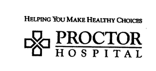 PROCTOR HOSPITAL HELPING YOU MAKE HEALTHY CHOICES logo
