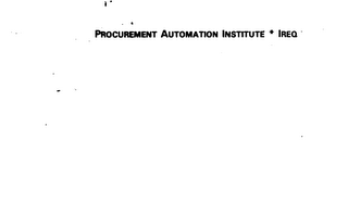 PROCUREMENT AUTOMATION INSTITUTE * IREQ logo