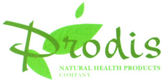 PRODIS NATURAL HEALTH PRODUCTS COMPANY logo