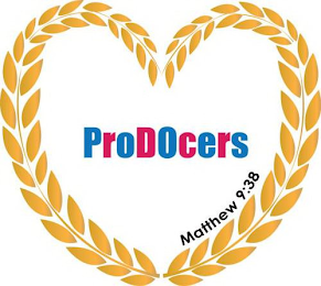 PRODOCERS MATTHEW 9:38 logo