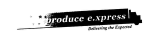 PRODUCE E.XPRESS DELIVERING THE EXPECTED logo