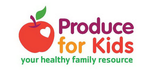 PRODUCE FOR KIDS YOUR HEALTHY FAMILY RESOURCE logo