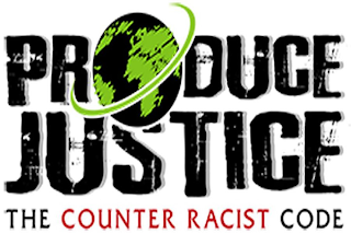 PRODUCE JUSTICE THE COUNTER RACIST CODE logo