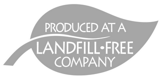 PRODUCED AT A LANDFILL · FREE COMPANY logo