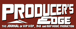 PRODUCER'S EDGE THE JOURNAL OF HIP HOP, R&B AND RAP MUSIC PRODUCTION logo
