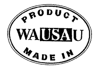 PRODUCT MADE IN WAUSAU logo