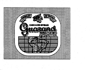 PRODUCT OF BRAZIL CARBONATED BEVERAGE GUARANA TROPICAL FRUIT DRINK ANTARCTICA BRASIL logo