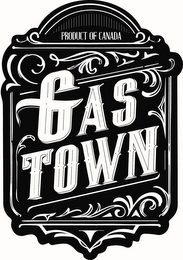 PRODUCT OF CANADA GAS TOWN logo