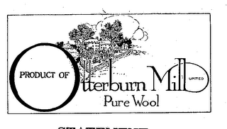PRODUCT OF OTTERBURN MILL LTD PURE WOOL logo