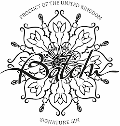 PRODUCT OF THE UNITED KINGDOM BATCH SIGNATURE GIN logo