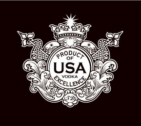 PRODUCT OF USA VODKA EXCELLENCE logo