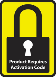 PRODUCT REQUIRES ACTIVATION CODE logo