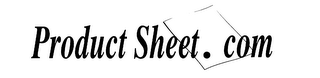 PRODUCT SHEET. COM logo
