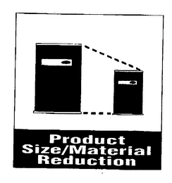 PRODUCT SIZE/MATERIAL REDUCTION logo