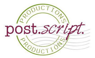 PRODUCTIONS POST.SCRIPT.PRODUCTIONS logo