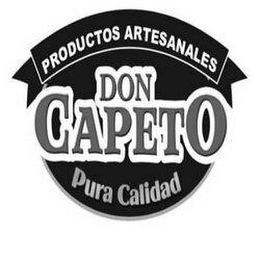 PRODUCTOS ARTESANALES DON CAPETO PURA CALIDAD logo
